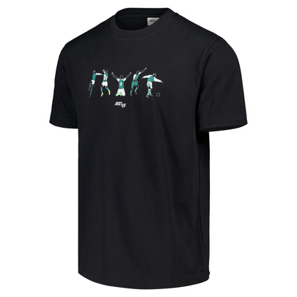 Hibernian x AOF Icons T-Shirt - Black - Unisex