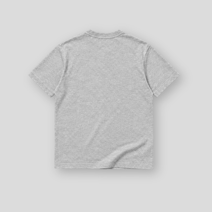 Hibernian Crest Icons T-Shirt - Heather Grey - Adults