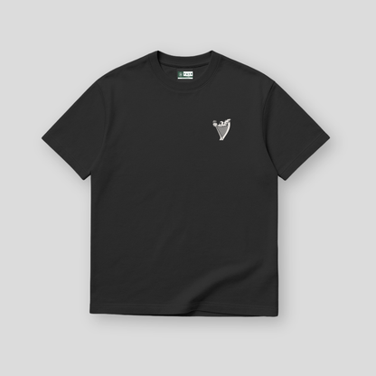 Hibernian Varsity T-Shirt - Black - Adults