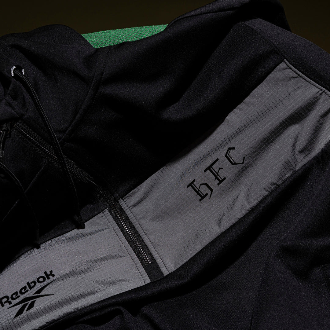 Hibernian 1/4 Zip Hoody - Black - Youth