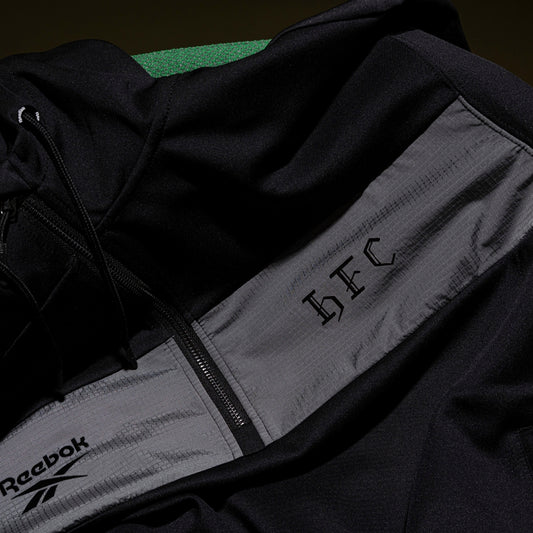 Hibernian 1/4 Zip Hoody - Black - Youth