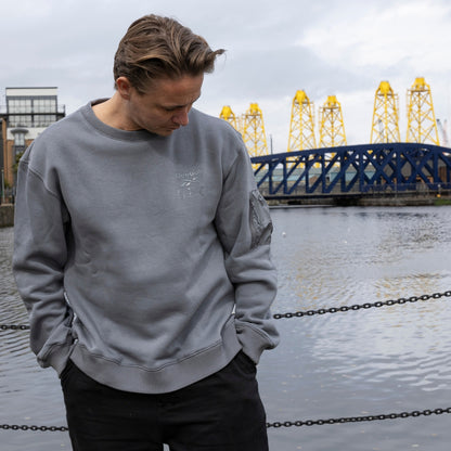 Hibernian Oversized Sweater - Grey - Youth