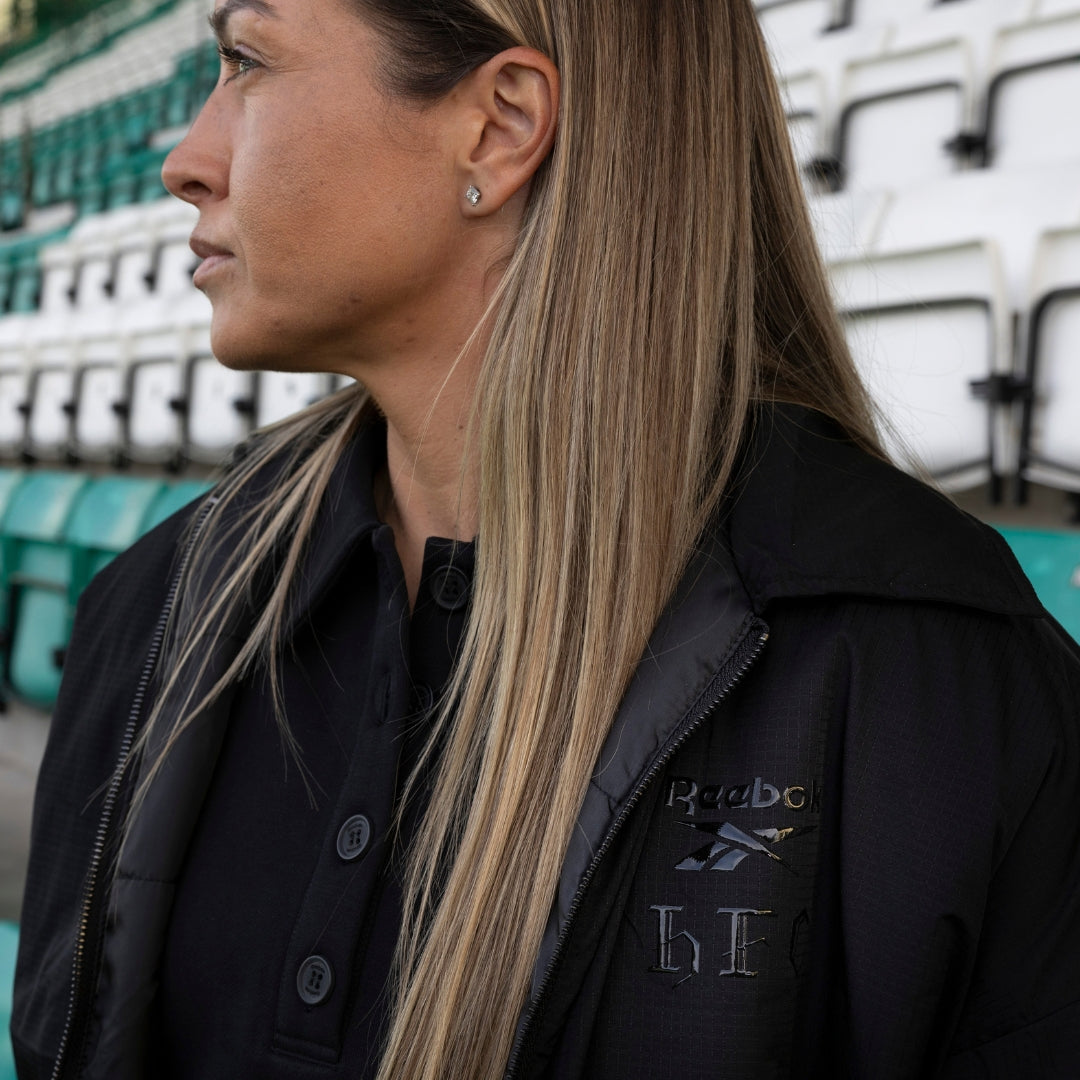 Hibernian Cropped Jacket - Black - Womens
