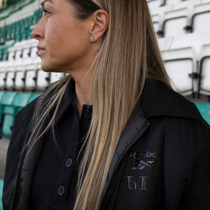 Hibernian Cropped Jacket - Black - Womens