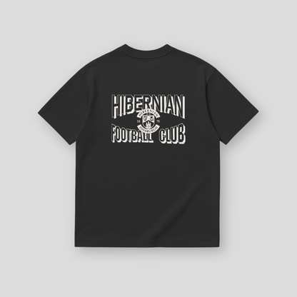 Hibernian Varsity T-Shirt - Black - Adults