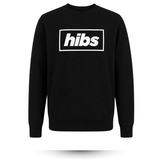 Hibernian Hibs Logo Sweatshirt - Black - Mens