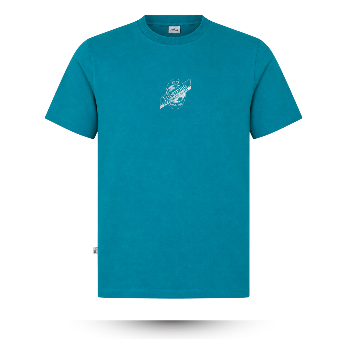 Hibernian x AOF Embroidered T-Shirt - Teal - Mens