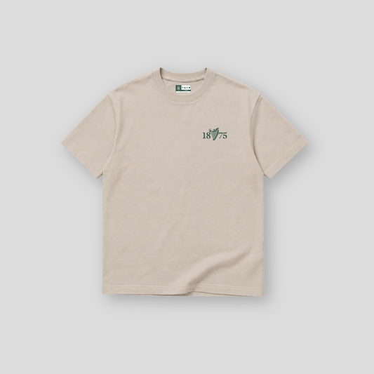 Hibernian 1875 T-Shirt - Stone - Adults