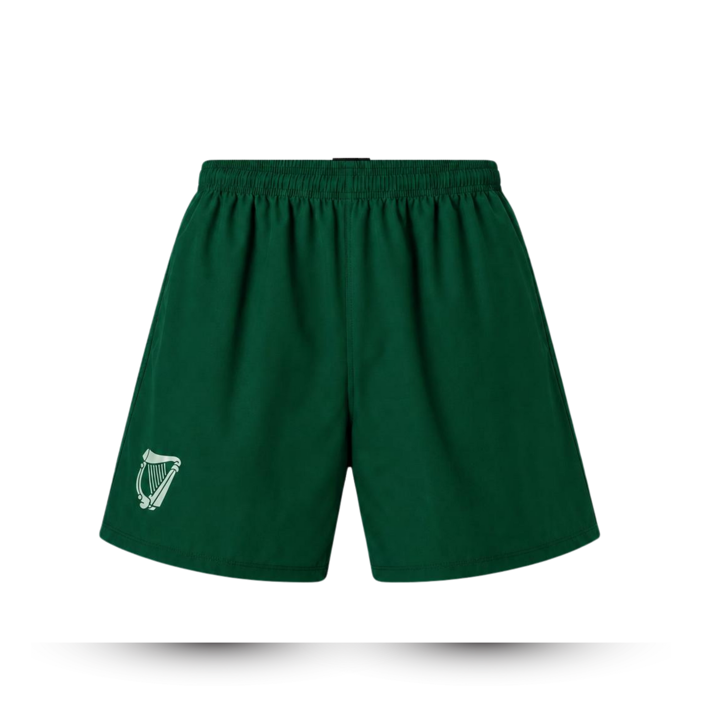Hibernian Swim Short with Harp Logo - Green - Mens