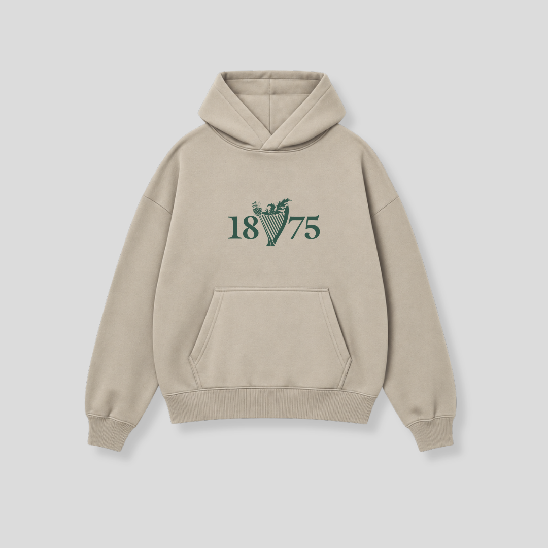Hibernian 1875 Hoody - Stone - Adults