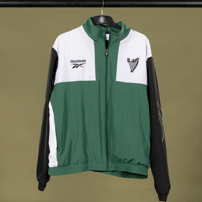 Hibernian x Reebok Classic Woven Jacket - Green/Black/White - Adults
