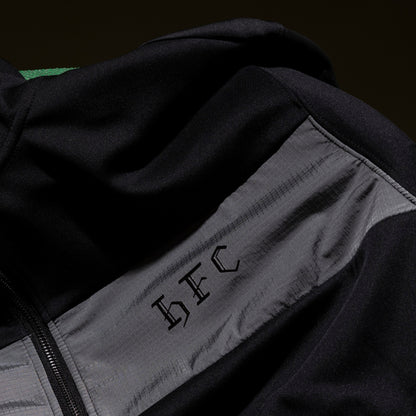 Hibernian 1/4 Zip Hoody - Black - Youth