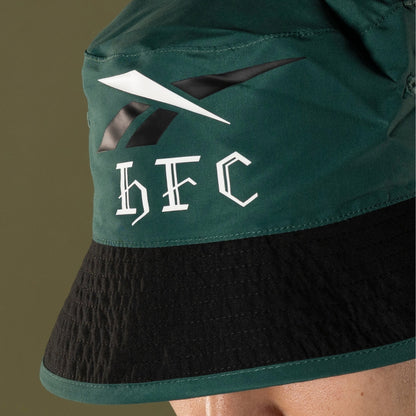 Hibernian Reversible Bucket Hat - Green/Black/White - Adults