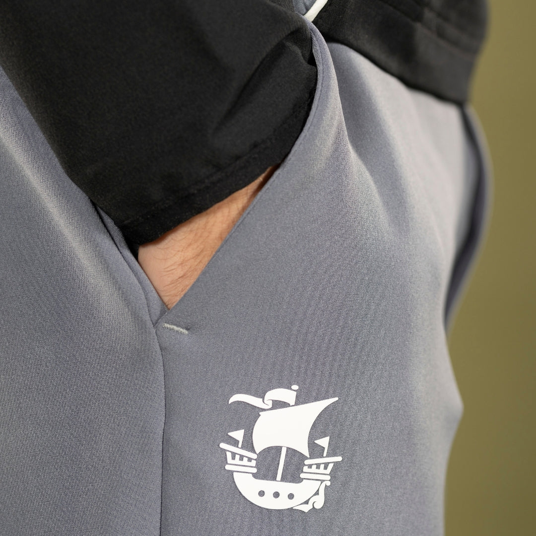 Hibernian Golf Shorts - Grey - Adults