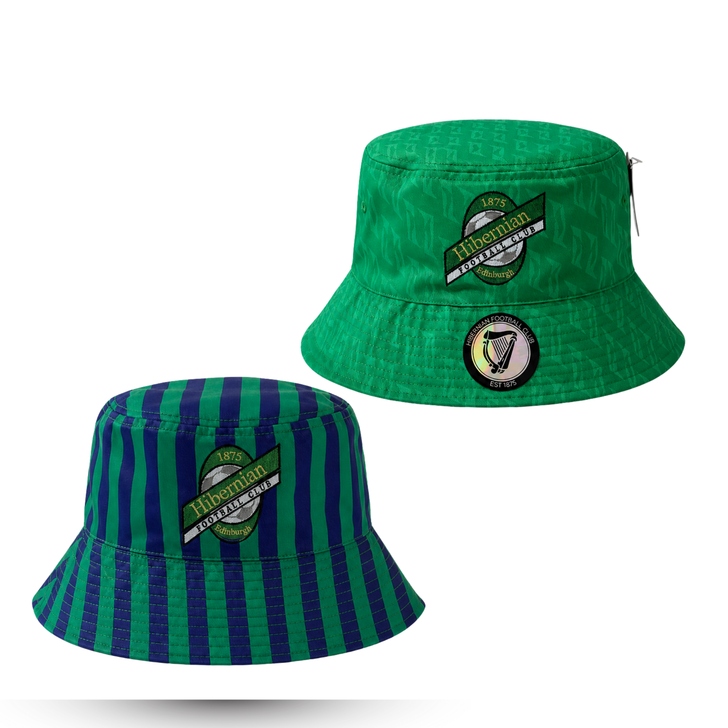 Reversible Bucket Hat - Green/Purple/ Green - Youth