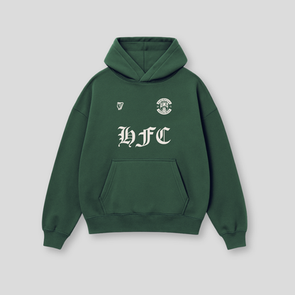 Hibernian HFC Hoody - Bottle Green - Adults