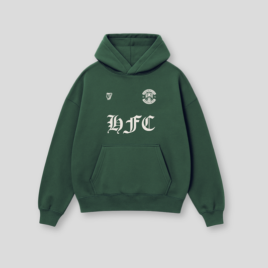 Hibernian HFC Hoody - Bottle Green - Adults