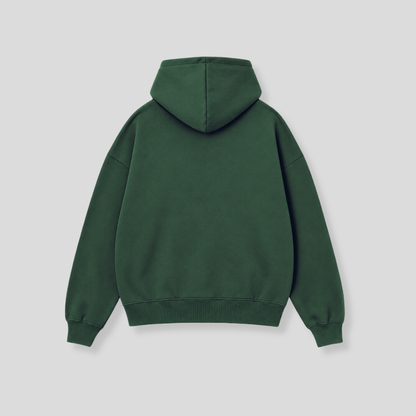 Hibernian HFC Hoody - Bottle Green - Adults