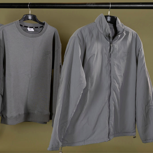 Hibernian Full Zip Up Jacket - Grey - Youth