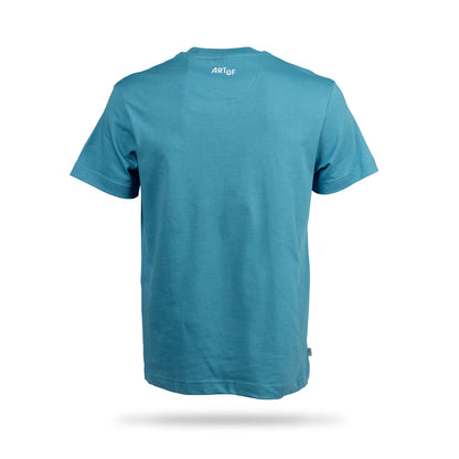 Hibernian x AOF Embroidered T-Shirt - Teal - Mens