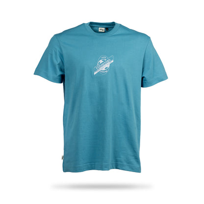 Hibernian x AOF Embroidered T-Shirt - Teal - Mens