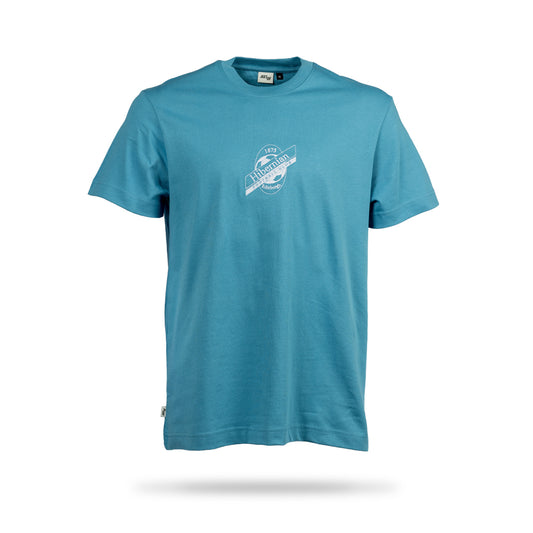 Hibernian x AOF Embroidered T-Shirt - Teal - Mens