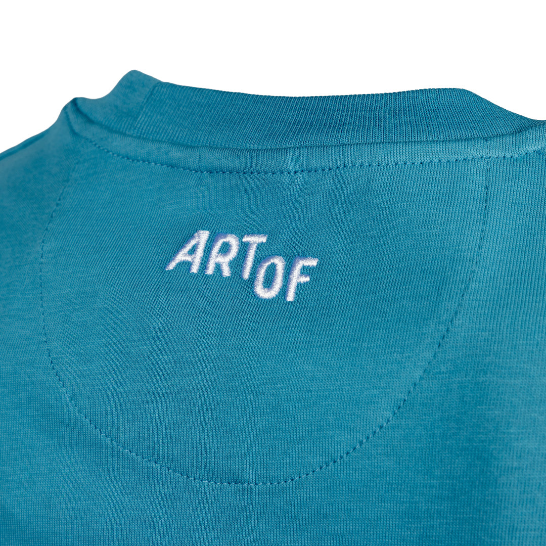 Hibernian x AOF Embroidered T-Shirt - Teal - Mens