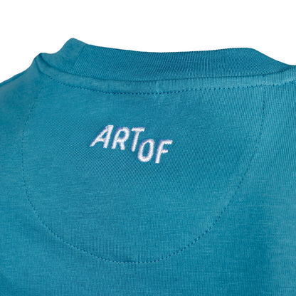 Hibernian x AOF Embroidered T-Shirt - Teal - Mens