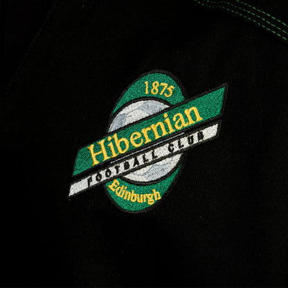 Hibernian x AOF Drill Top - Black - Mens