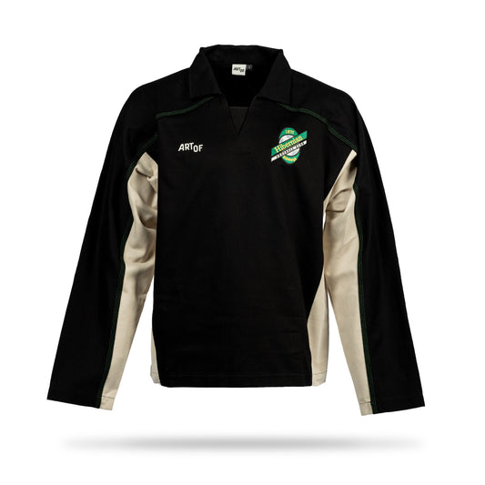 Hibernian x AOF Drill Top - Black - Mens
