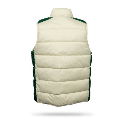 Hibernian Players Training Gilet - Bone/Hunter Green - Adults