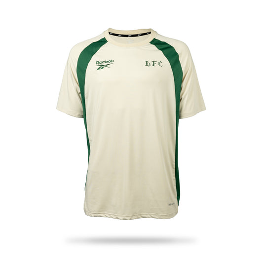 Hibernian Players Training T-Shirt - Bone/Hunter Green - Youth