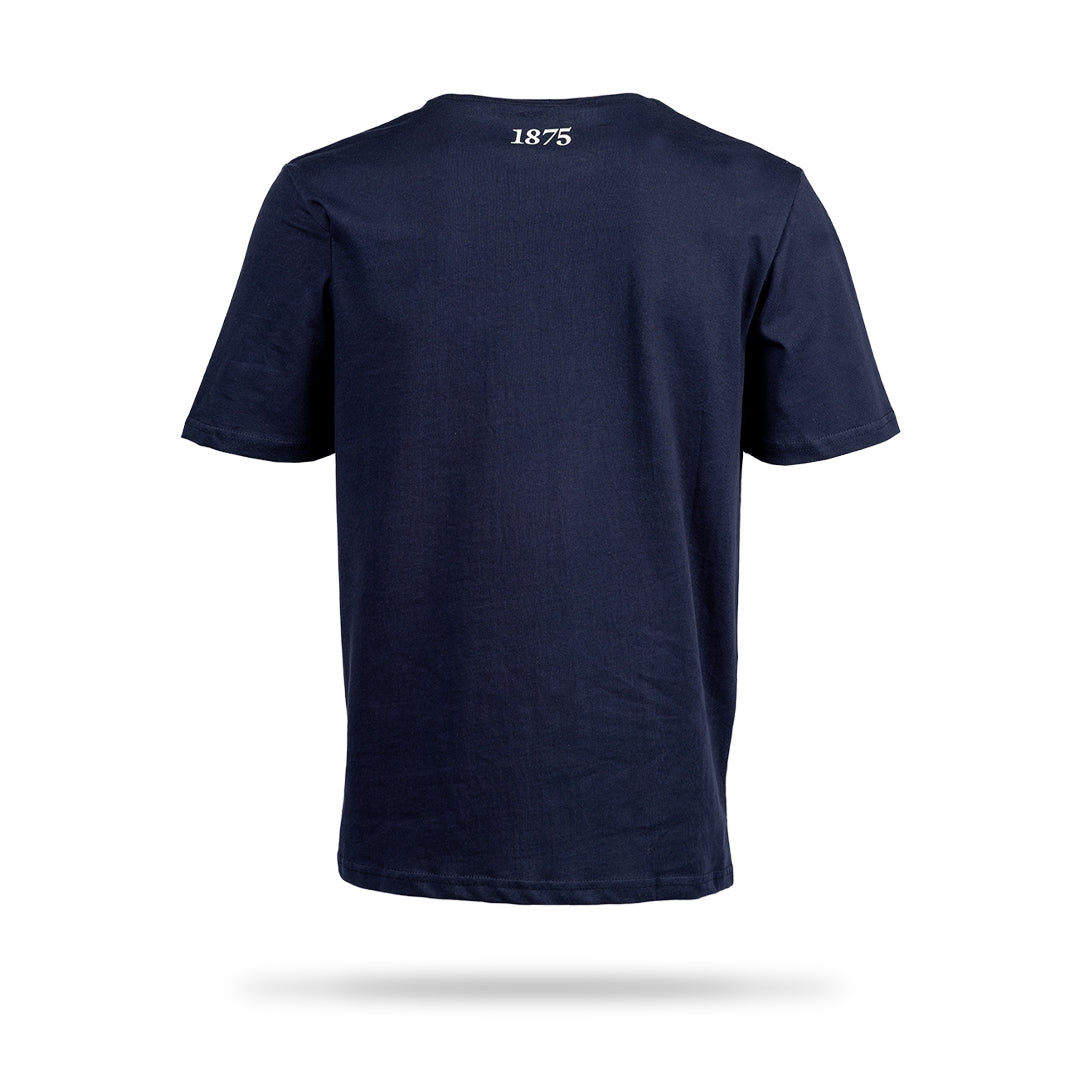 Hibernian Bottle Top T-Shirt - Navy - Adults