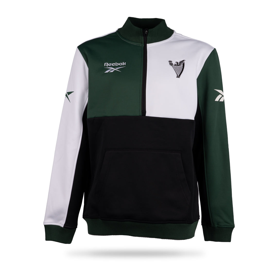 Hibernian x Reebok Classic Midlayer Top - Green/Black/White - Youth