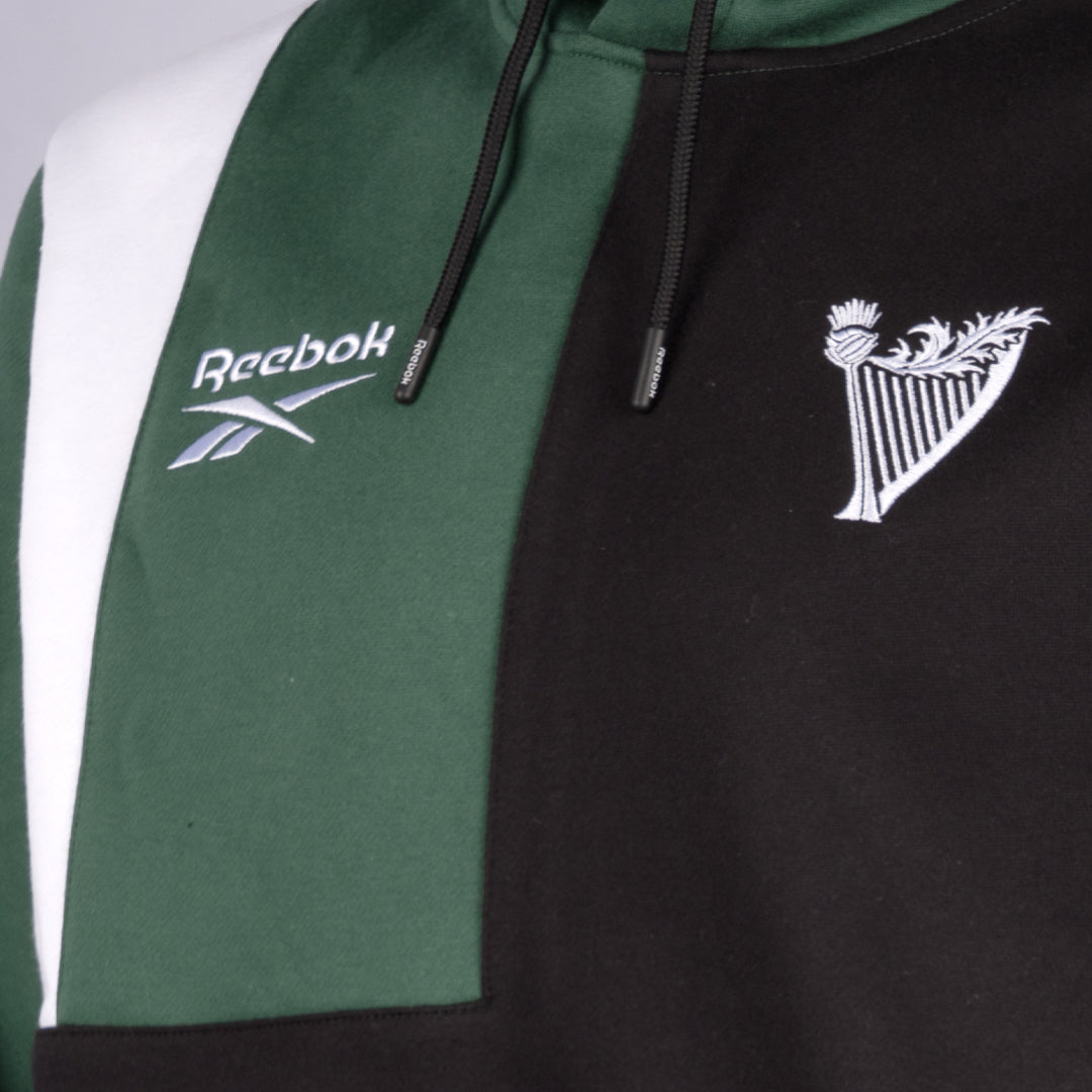 Hibernian x Reebok Classic Hoody - Green/Black/White - Adults