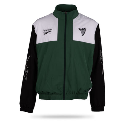 Hibernian x Reebok Classic Woven Jacket - Green/Black/White - Adults