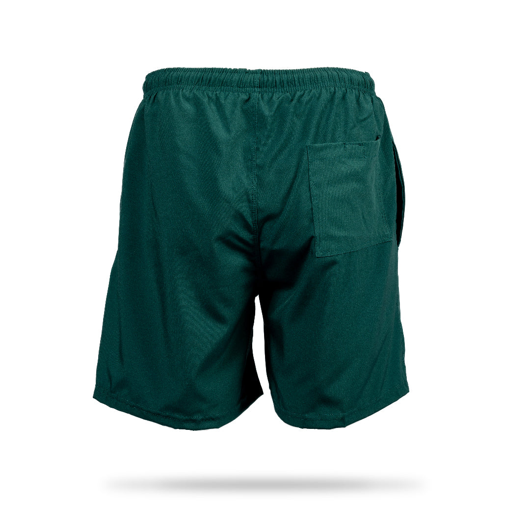 Hibernian Swim Short with Harp Logo - Green - Mens