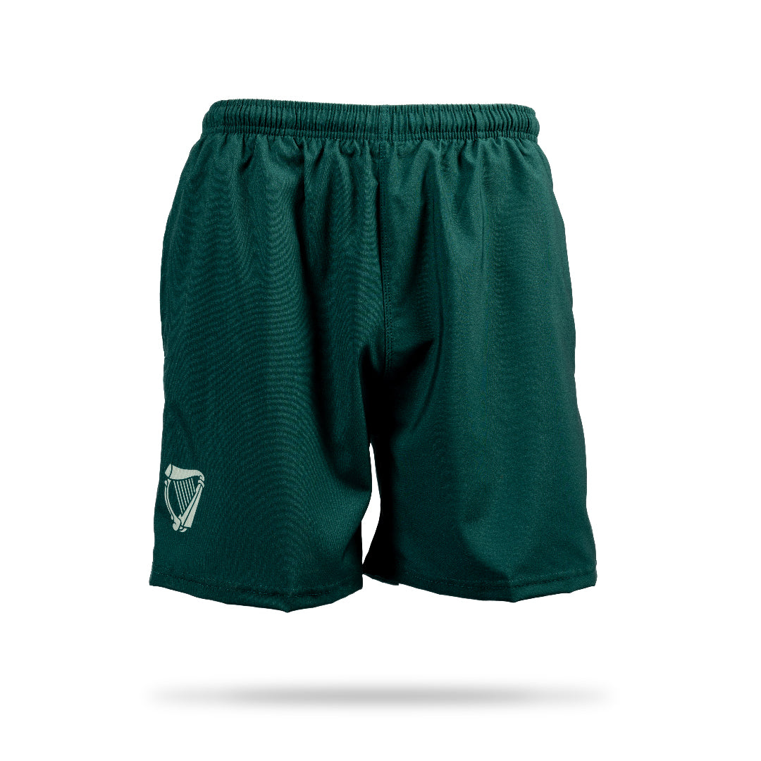 Hibernian Swim Short with Harp Logo - Green - Mens