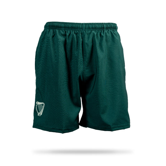 Hibernian Swim Short with Harp Logo - Green - Mens