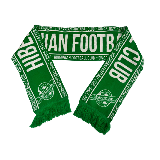 Hibernian Football Club Scarf - Green/White - Unisex