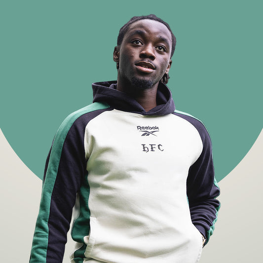 Hibernian Players Travel Hoody - Bone, Green/Black - Youth