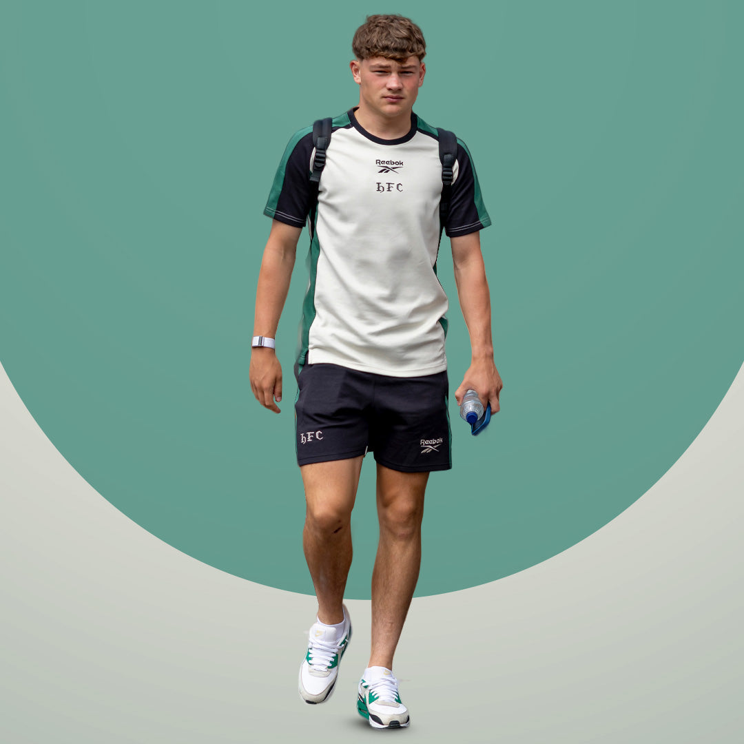 Hibernian Players Travel Shorts - Green/Black - Youth