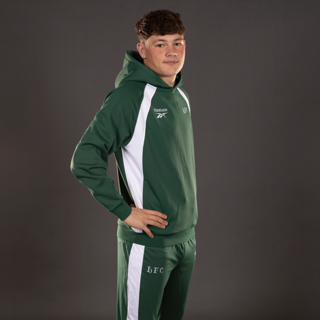 Hibernian Training Hoody - Green - Mens