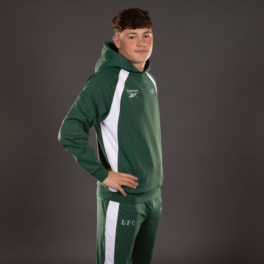 Hibernian Training Hoody - Green - Mens