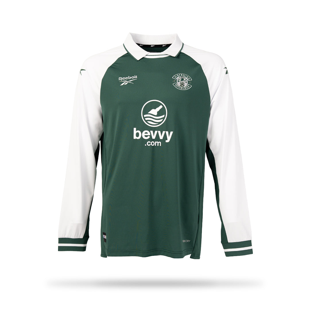 Hibernian Home Long Sleeve Shirt 2026-27 - Mens