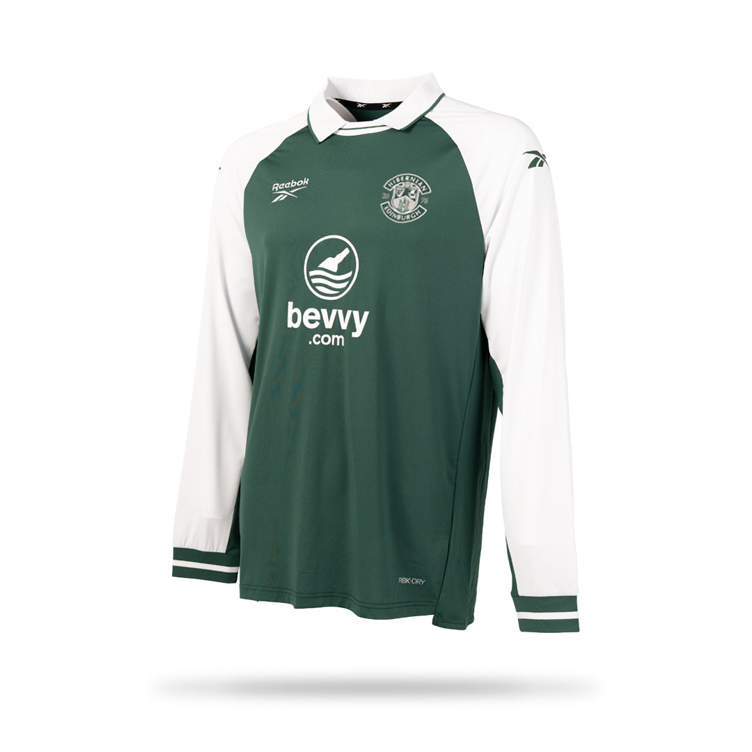Hibernian Home Long Sleeve Shirt 2026-27 - Mens