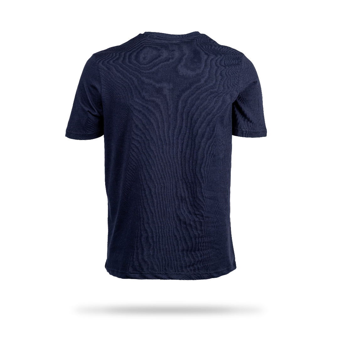 Hibernian Saltire T-Shirt - Navy - Mens