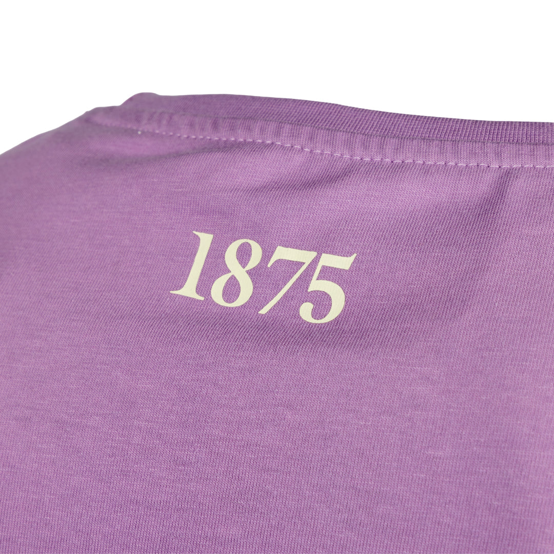 Hibernian Stripe Wordmark T-Shirt - Lavender/Black/White - Mens