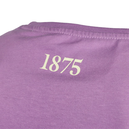 Hibernian Stripe Wordmark T-Shirt - Lavender/Black/White - Mens
