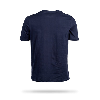 Hibernian Saltire T-Shirt - Navy - Mens